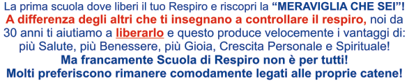 Respiro per la Salute - Respiro per il Benessere - www.scuoladirespiro.com